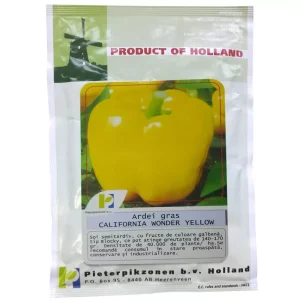 Seminte de ardei California Wonder Yellow PPZ